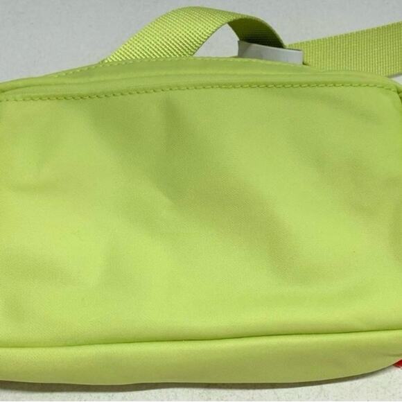 Lululemon Athletica Lime Green Pouch with Maple Leaf Patch - Picture 6 of 6